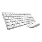 Rapoo 9300M Multi-Mode Wireless Bluetooth Keyboard Mouse Combo (White) - Image 5