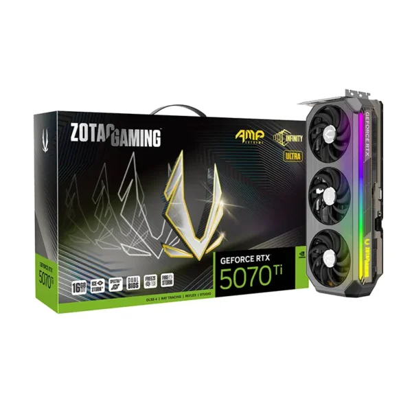 Zotac GeForce RTX 5070 Ti AMP Extreme Infinity Ultra 16GB GDDR7 Graphics Card