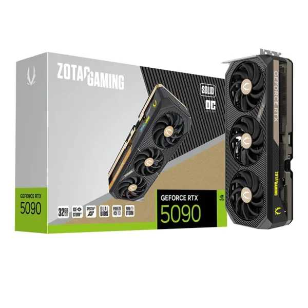 Zotac GeForce RTX 5090 Solid OC 32GB GDDR7 Graphics Card