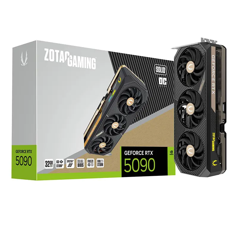 Zotac GeForce RTX 5090 Solid OC 32GB GDDR7 Graphics Card - Image 1