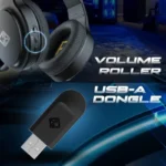 Cosmic Byte Inferno 2.4GHz Wireless Bluetooth + Wired Gaming Headset - Image 4