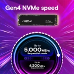 Crucial P3 Plus 1TB PCIe 4.0 M.2 NVMe SSD - Image 2