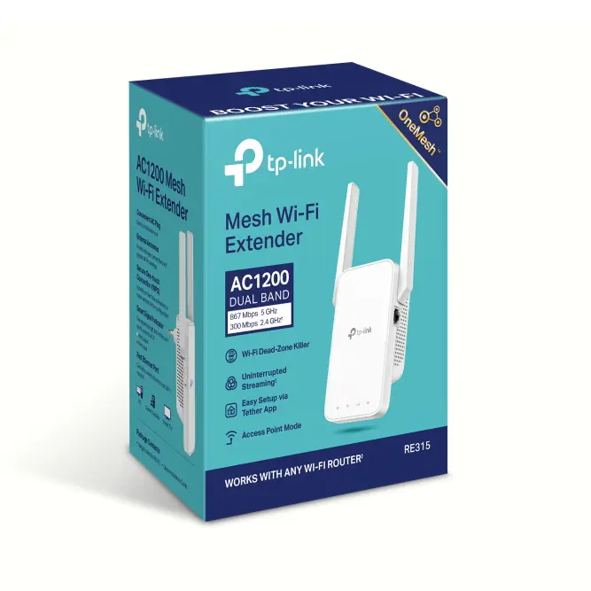 TP-Link RE315 AC1200 Mesh Wi-Fi Range Extender - Image 4