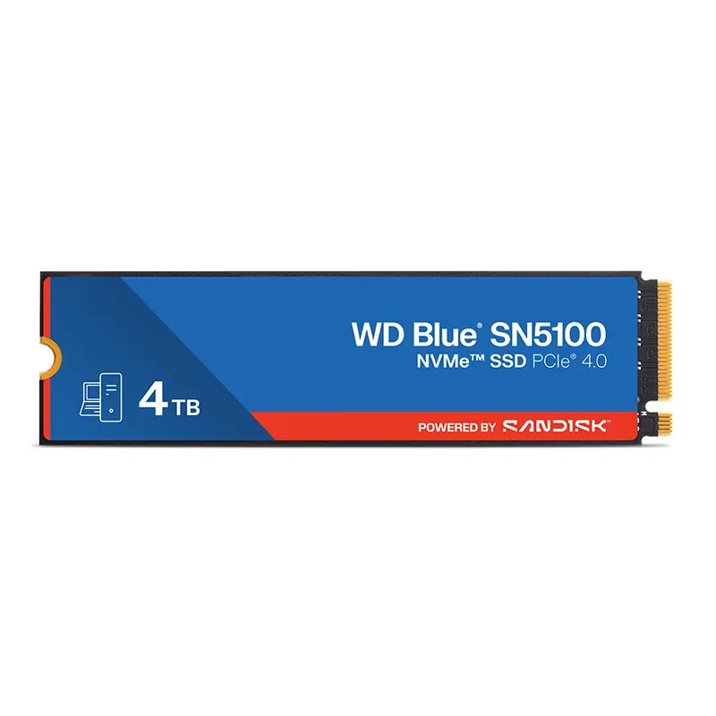 WD Blue SN5100 4TB PCIe 4.0 M.2 NVMe SSD - Image 1