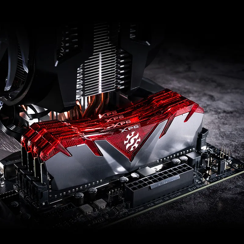 Adata XPG Gammix D30 8GB (8GBx1) 3200MHz CL16 DDR4 Memory (Red) - Image 2