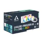 Arctic Liquid Freezer III Pro 240 ARGB Liquid Cooler (White) - Image 6
