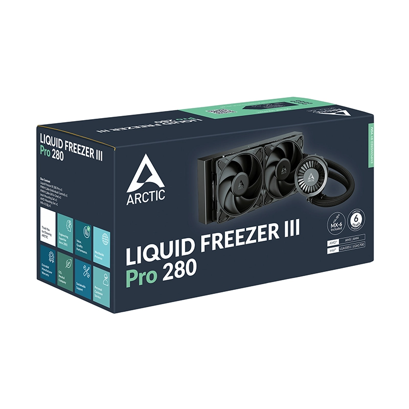 Arctic Liquid Freezer III Pro 280 Liquid Cooler - Image 6