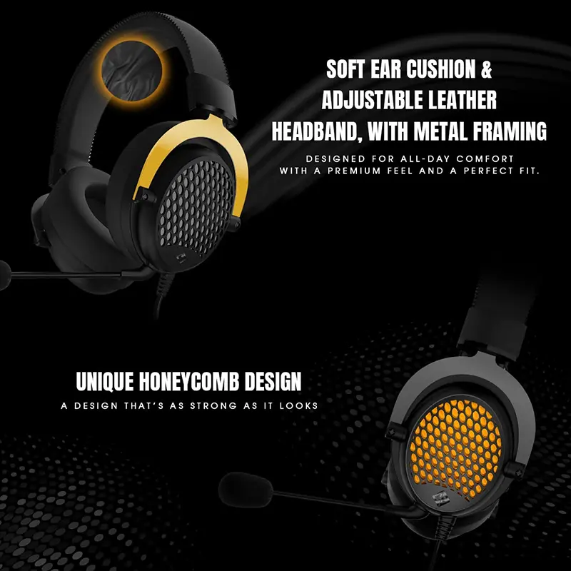 Cosmic Byte CryoCore 7.1 Surround USB Wired Gaming Headset - Image 5