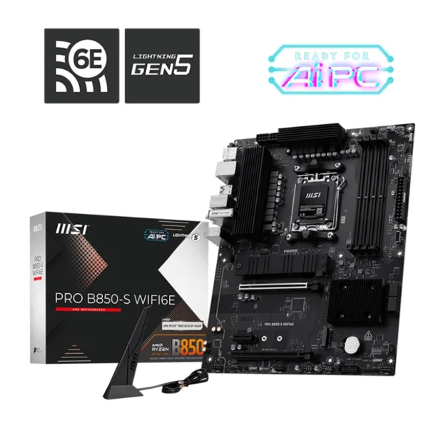 MSI PRO B850-S WiFi6E Motherboard