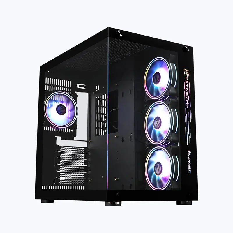 kc_computers_zebronics_zeb_hermes_premium_gaming_cabinet_dual_chamber_black_1 Zebronics Hermes Premium Gaming Case (Black) - Image 1