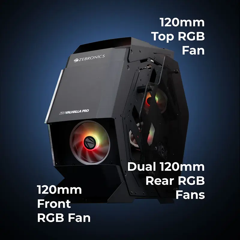 Zebronics Valhalla Pro Premium Gaming Case - Image 3
