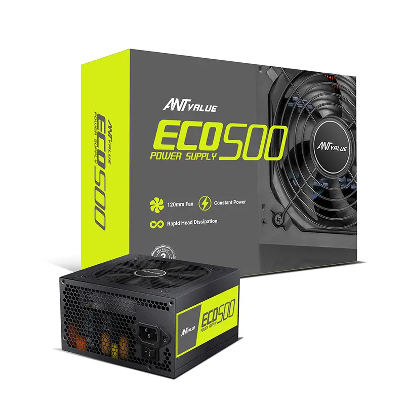 kc_computers_ant_value_eco_500_500w_atx_power_supply_unit_1 Ant Value ECO 500 ATX Power Supply - Image 1