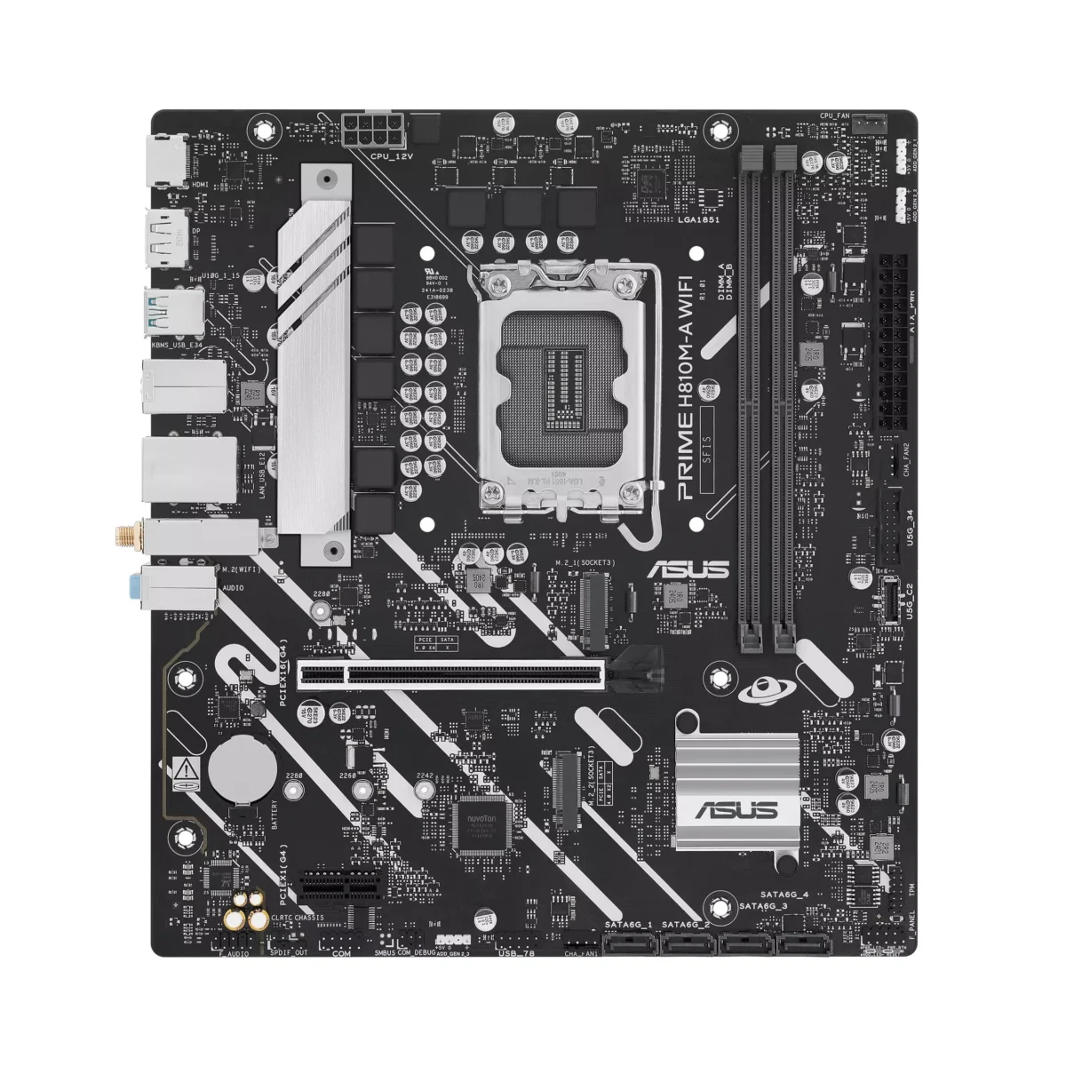 ASUS Prime H810M-A WiFi Motherboard - Image 2