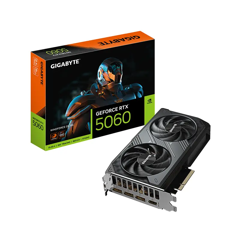 kc_computers_gigabyte_geforce_rtx_5060_windforce_oc_8g_gddr7_graphics_card_1 Gigabyte GeForce RTX 5060 Windforce OC 8G GDDR7 Graphics Card - Image 1