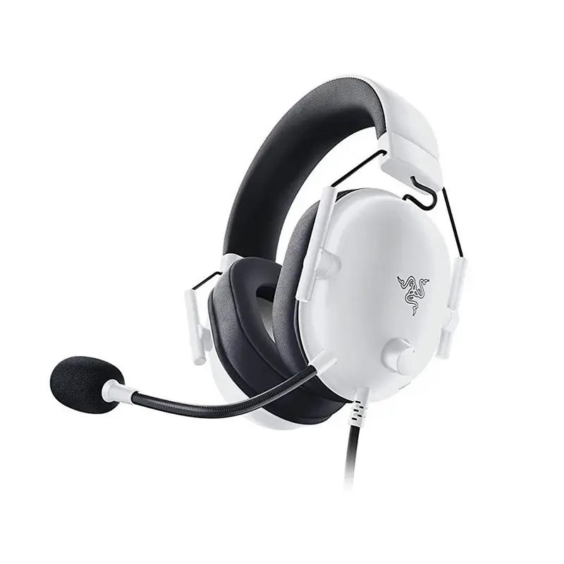 Razer BlackShark V2 X Wired Gaming Headset (White) - Image 2