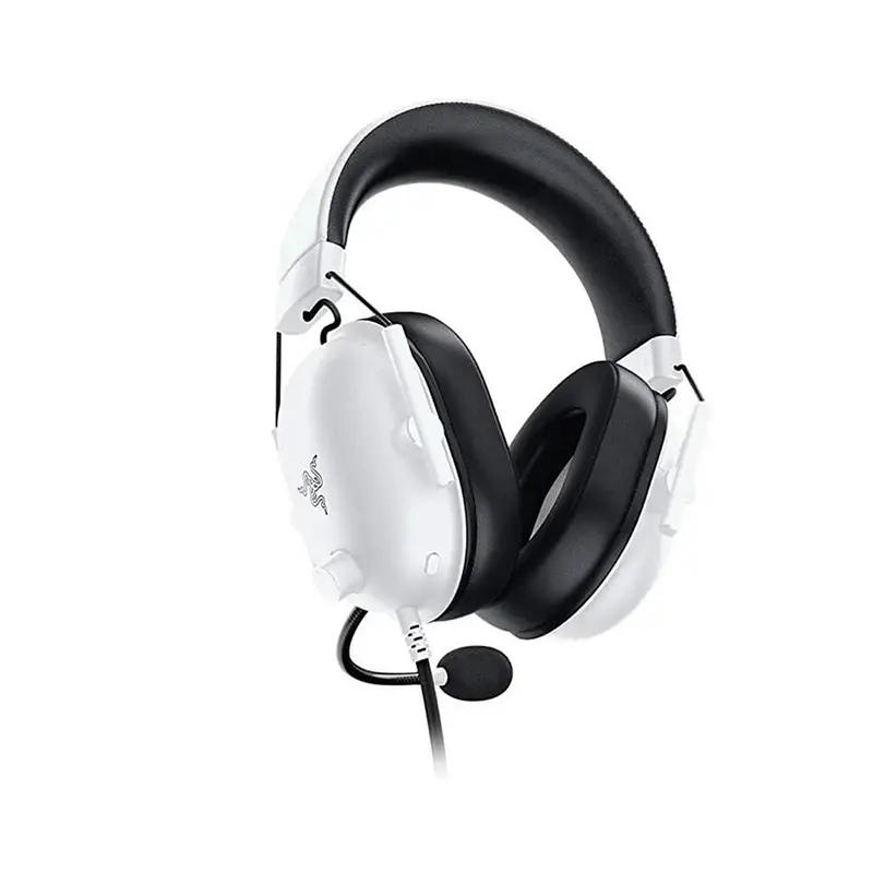 Razer BlackShark V2 X Wired Gaming Headset (White) - Image 3