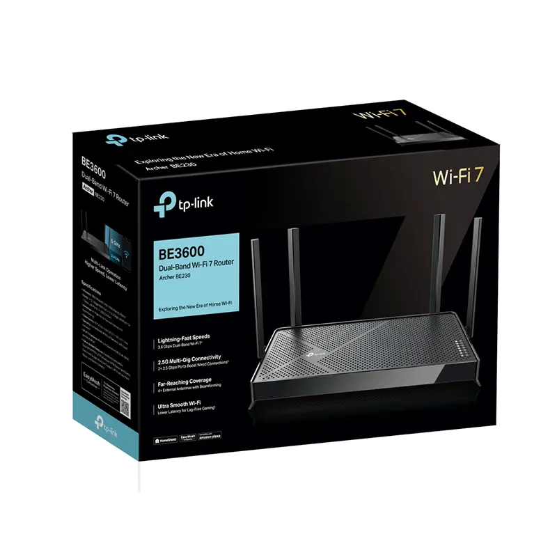 TP-Link Archer BE230 BE3600 Dual-Band Wi-Fi 7 Router - Image 4