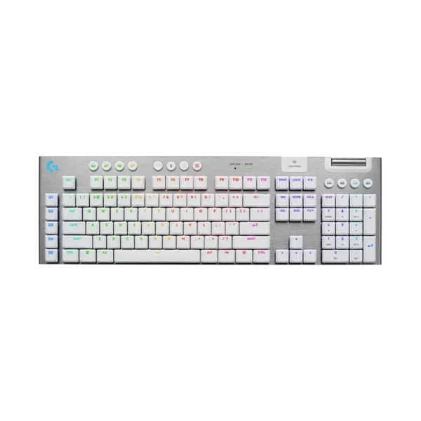 Logitech G915 X Lightspeed Wireless Gaming Keyboard - Tactile (White)