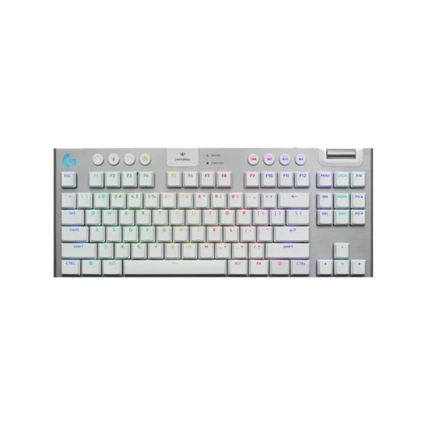 Logitech G915 X Lightspeed TKL Wireless Gaming Keyboard - Tactile (White)