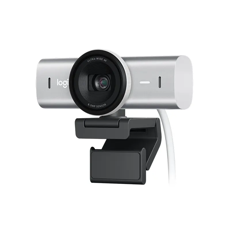 kc_computers_logitech_mx_brio_uhd_4k_webcam_pale_gray_1 Logitech MX Brio UHD 4K Webcam (Pale Gray) - Image 1