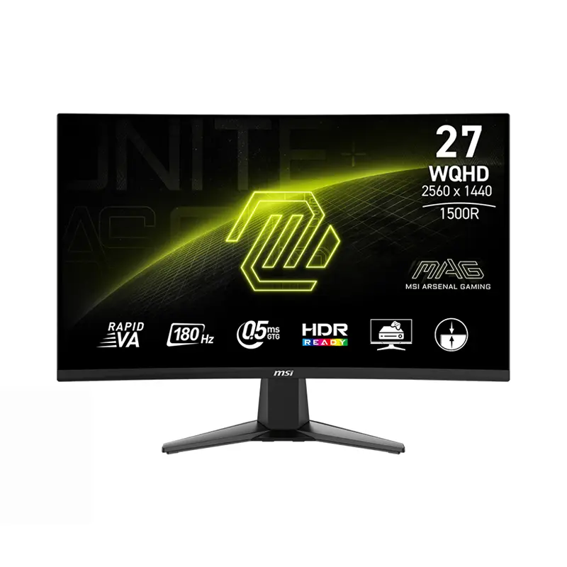 kc_computers_msi_mag_27cq6f_27_inch_wqhd_va_180hz_gaming_monitor_1 MSI MAG 27CQ6F 27-inch QHD VA 180Hz Curved Gaming Monitor - Image 1