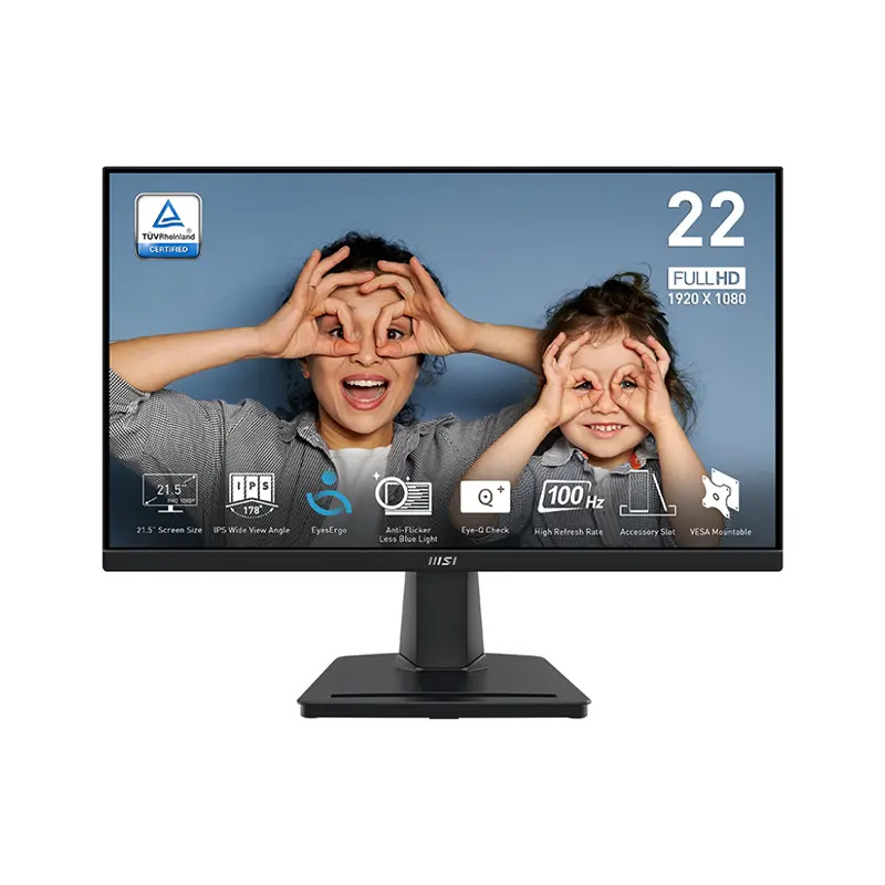kc_computers_msi_pro_mp225_22_inch_full_hd_100hz_ips_monitor_1 MSI PRO MP225 22-inch Full HD 100Hz IPS Monitor - Image 1