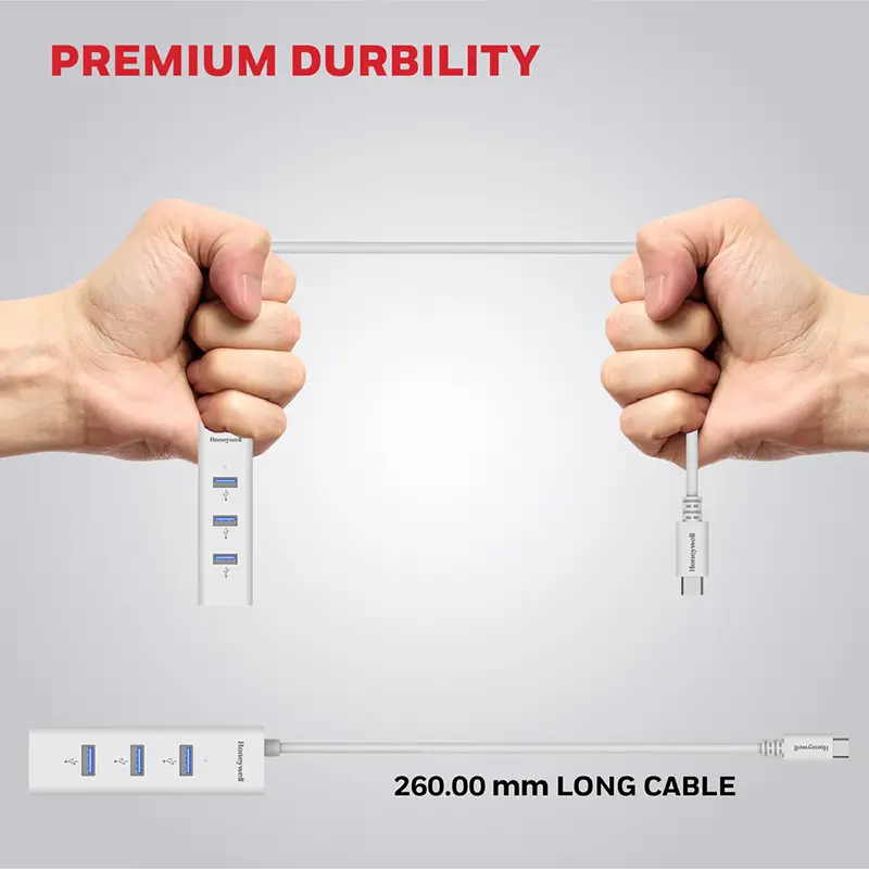 Honeywell Momentum Type C to 4 Port USB 3.0 Hub - Image 4