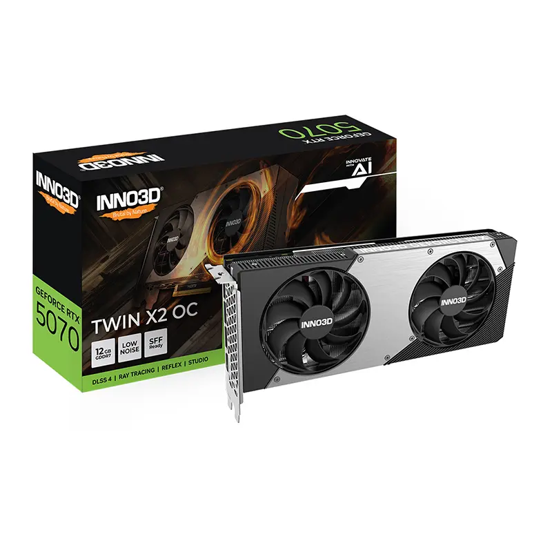 Inno3D GeForce RTX 5070 Twin X2 OC 12GB GDDR7 Graphics Card - Image 1