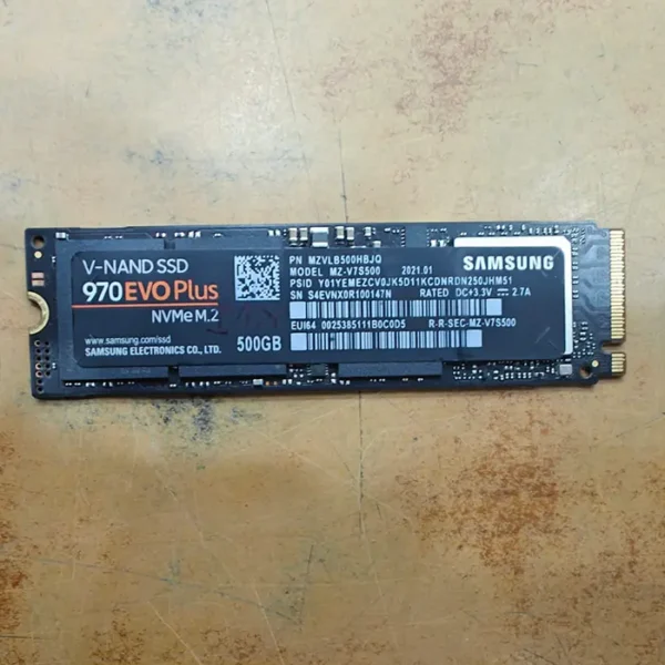 Samsung 500GB M.2 NVMe SSD (Open Box)